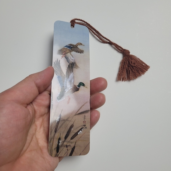 Vintage Lena Liu Mallard Ducks Tassel Bookmark 80s/90s Tag-A-Longs LL27 992-2725 - Picture 5 of 6